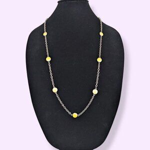 (2/$20) Vintage Yellow Enamel Accent Chain